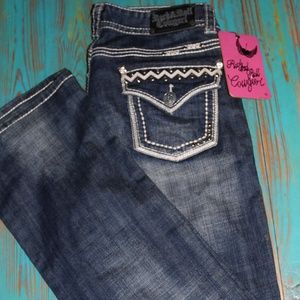 Rock & Roll Cowgirl Mid-Rise boot cut NWT 31 x 34